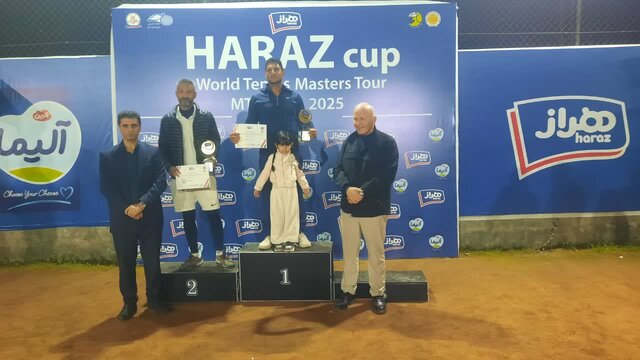 قهرمانهای نخستین دوره مسابقات بینالمللی تنیس هرازکاپ آمل مشخص شدند