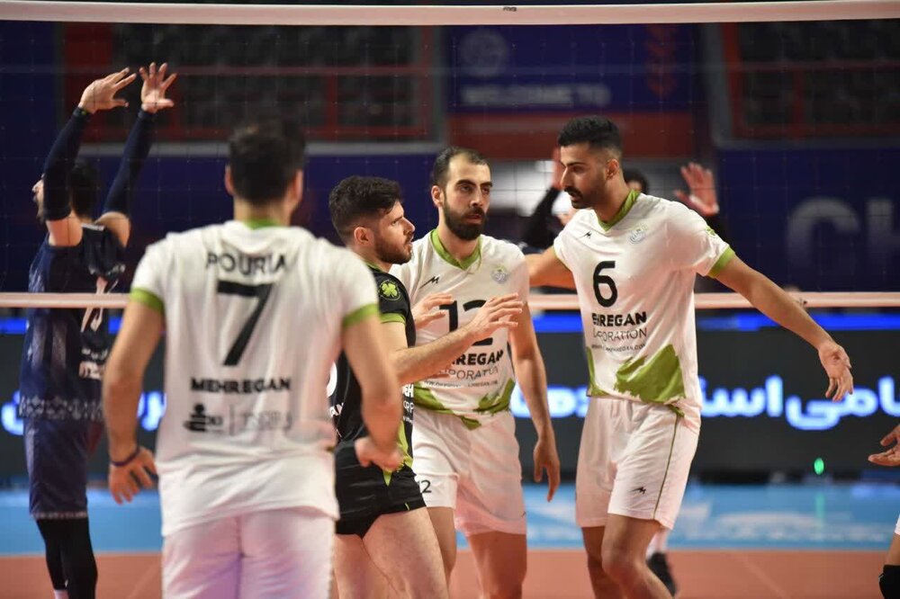 مهرگان نور، فاتح نبرد همسایه های شمالی در لیگ برتر والیبال 