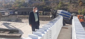 ضرورت رفع موانع در مسیر پروژه پل پلسفید/ نخستین محموله عرشه‌های فلزی به کارگاه پل پلسفید رسید