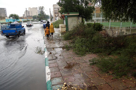 آبگرفتگی معضل شهرهای غرب مازندران/ شهرداری‌ها آبگرفتگی را رفع کنند
