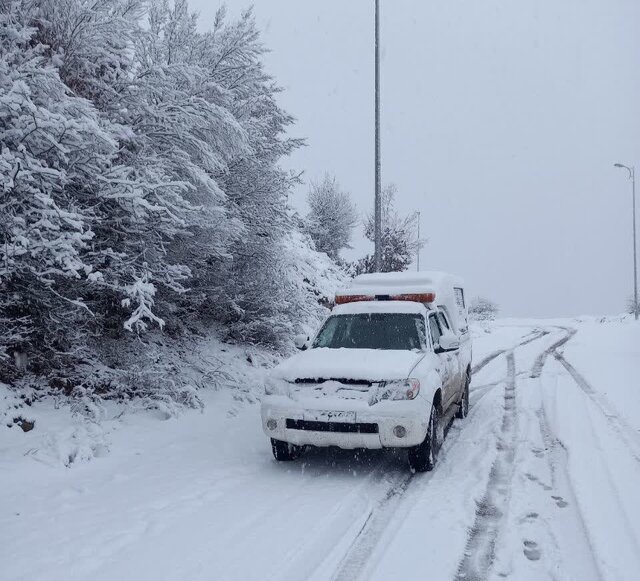 انسداد ۴۳ راه روستایی مازندران به دلیل بارش برف