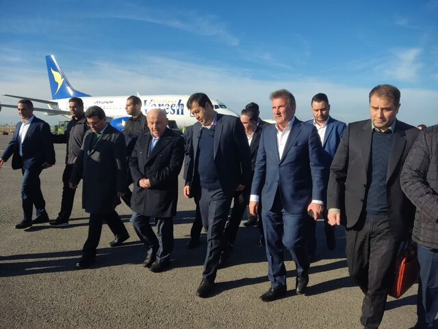 وزیر ورزش و جوانان با استقبال استاندار مازندران وارد استان شد