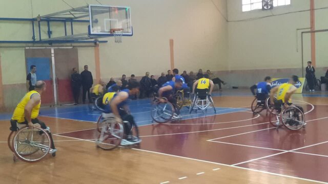 رونمایی از قهرمان شش دوره لیگ برتر بسکتبال با ویلچر در آمل/ شهروند بازی خانگی را برد