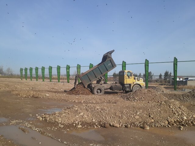 آغاز عملیات تسطیح و زیرسازی سالن تخمیر در سایت پسماند قائمشهر