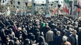 تشییع پیکر شهید مدافع وطن در آمل