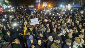 شب‌های قدر آمل در میدان تجمع مردمی / دعا برای انتقام خون «شهید امت»