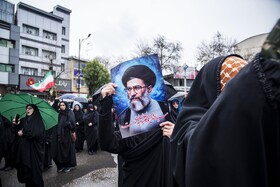 مراسم بیعت با رهبر جدید انقلاب - ساری