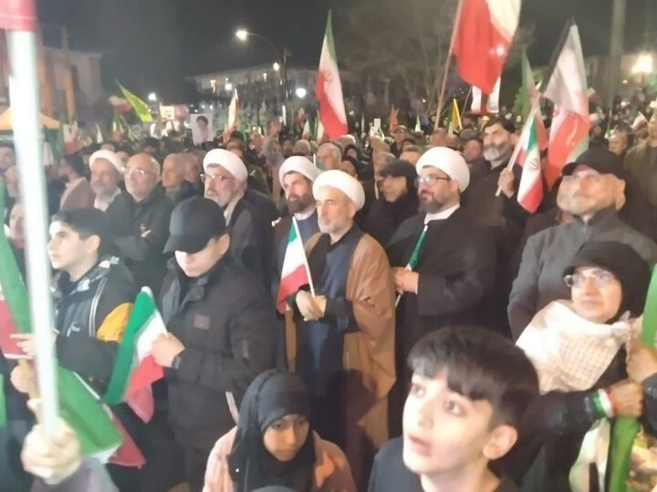 غرش «خیبر خیبر یا صهیون» در امتداد فریادهای «حیدر حیدر» در مازندران