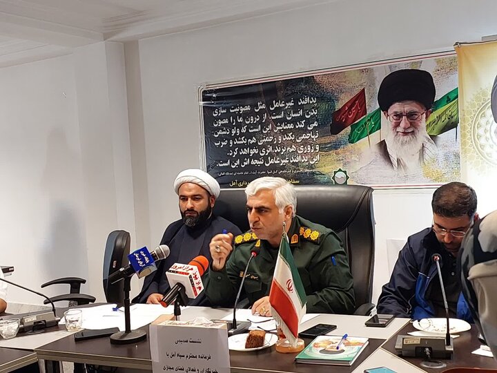 فرمانده سپاه آمل: وظیفه خبرنگار روایت بر مدار امیدآفرینی است