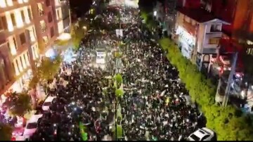 سی و سومین شب از حماسه سازی مردم مازندران در میدان همبستگی