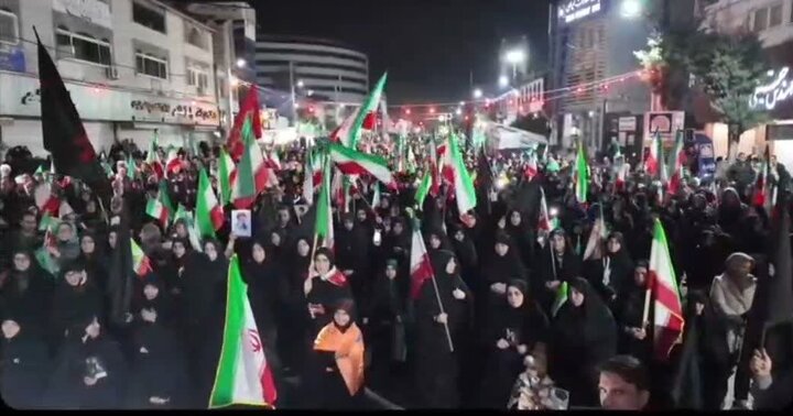 سی و سومین شب از حماسه سازی مردم مازندران در میدان همبستگی