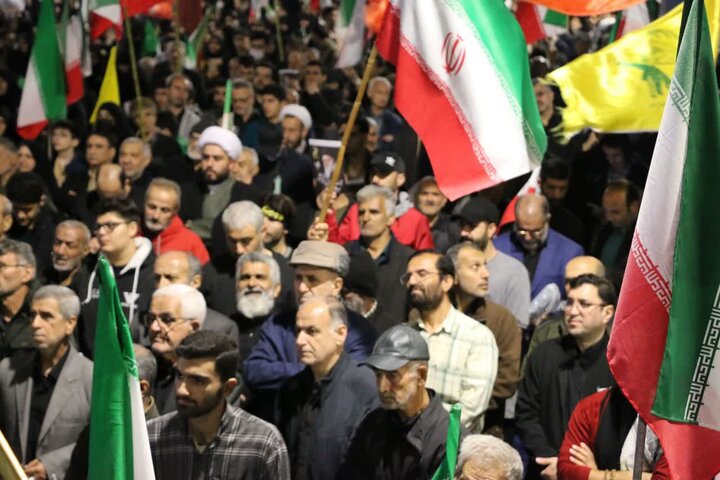 چلهنشینی مردم مازندران در سوگ رهبر شهید