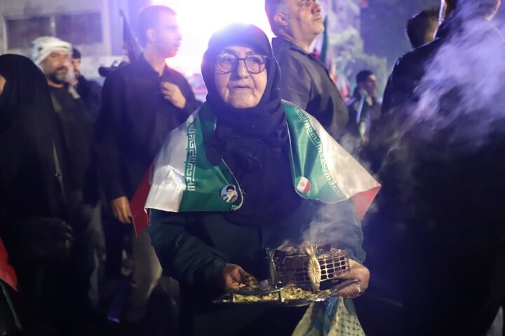 زنان بسیجی بابل پاکبانان افتخاری اجتماع مردمی شدند