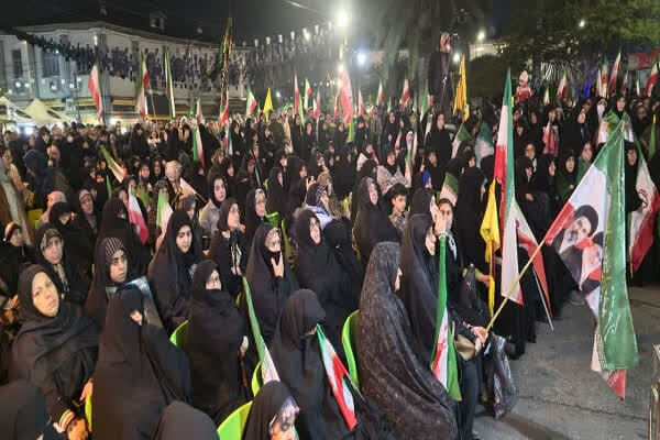 مازندران همچنان صحنه همبستگی مردمی به آرمانهای ملی