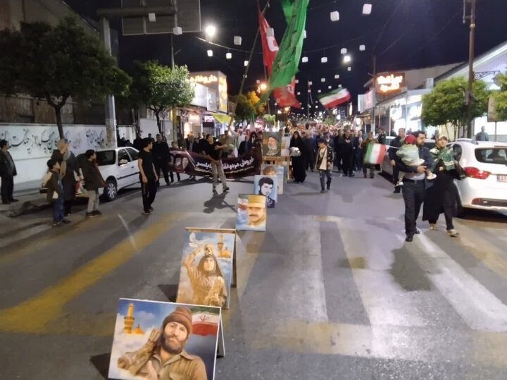 حماسه سازی مازندرانی‌ها در شصت و پنجمین شب همبستگی