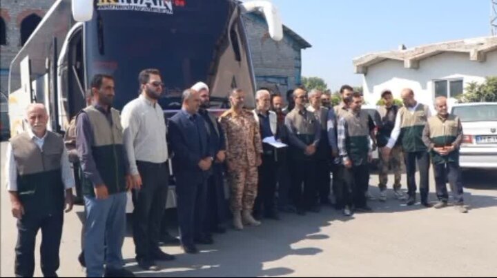 اعزام گروه جهادی از بابل به مناطق آسیب دیده جنگی تهران