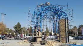 اتمام ساخت آرامگاه و گنبد حجت الاسلام حسنی تا یک ماه آینده