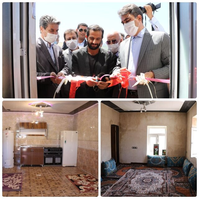 افتتاح نخستین واحد مسکونی بازسازی شده در منطقه زلزله زده قطور خوی
