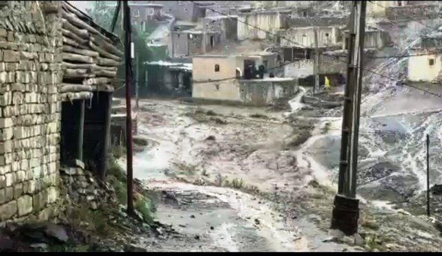 سیل تابستانی به ۴ روستای بخش کوهسار سلماس خسارت زد