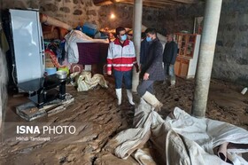 سیل روستای "بری" در بازرگان خسارت جانی نداشت