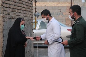 اجرای غربالگری کووید ۱۹ توسط ۴۰۰ بسیجی در پلدشت