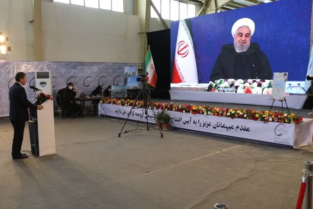 طرح سولفات پتاسیم پتروشیمی ارومیه با دستور رییس جمهوری بهره‌برداری شد
