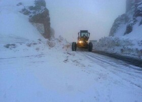 بارش برف هیچ محوری در آذربایجان غربی را مسدود نکرده است