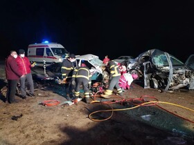 تصادف محور ارومیه-سلماس ۴ فوتی برجای گذاشت