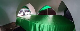پیشرفت ۸۰ درصدی عملیات بازسازی بقعه ابراهیم محمد بن خلیلان ارومیه
