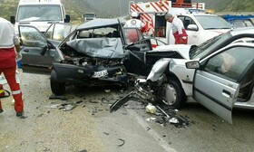 مصدومیت ۱۸۸۹ نفر در تصادفات جاده ای آذربایجان غربی