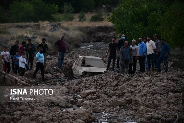 خسارت ۷ میلیاردی سیل به روستای "هاسون بزرگ" در ماکو