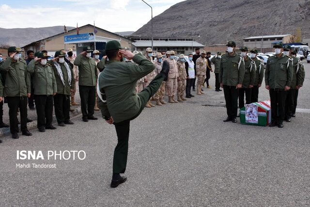 تشییع و خاکسپاری شهید علی سلطانپور در ماکو