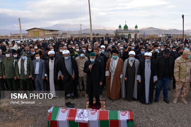 تشییع و خاکسپاری شهید علی سلطانپور در ماکو