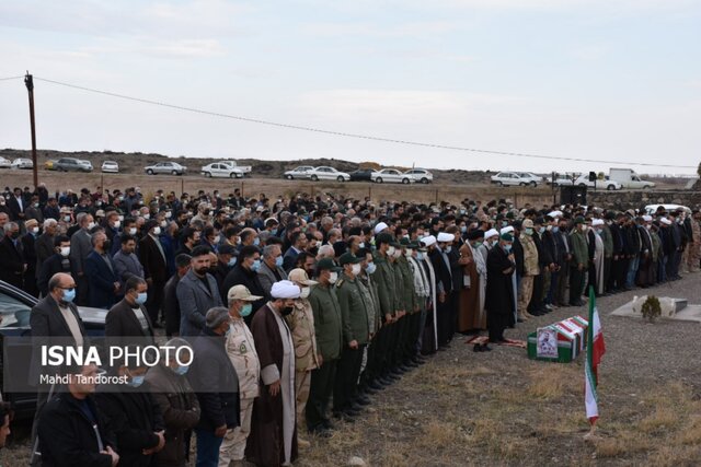 تشییع و خاکسپاری شهید علی سلطانپور در ماکو