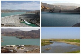 کاهش ۲۸ درصدی حجم آب در مخازن سدهای آذربایجان غربی