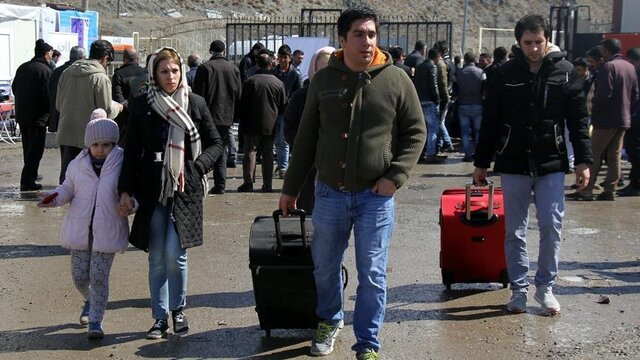 افزایش ۱۲۸ درصدی تردد مسافرین از طریق پایانه مرزی بازرگان