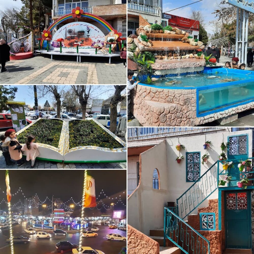 نصب 40 اِلمان نوروزی در سلماس