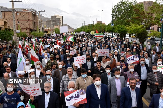 راهپیمایی روز قدس در ماکو