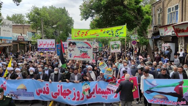 راهپیمایی روز قدس در خوی