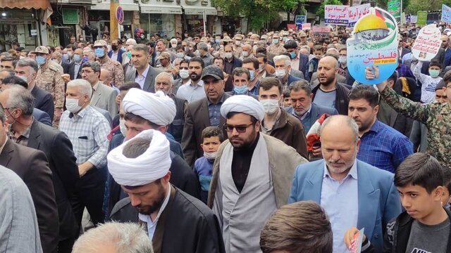 راهپیمایی روز قدس در خوی