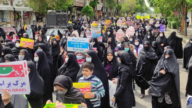 راهپیمایی روز قدس در خوی