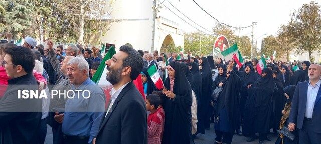 برگزاری راهپیمایی حمایت از مردم مظلوم لبنان و فلسطین در ارومیه