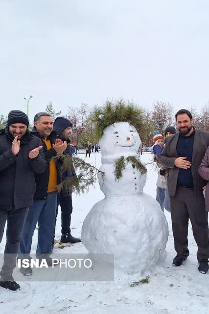 برگزاری جشنواره آدم برفی در خوی