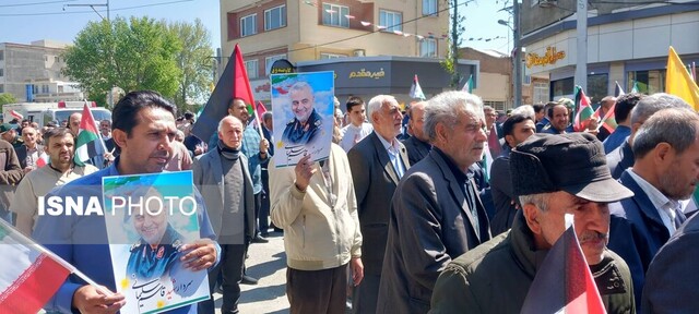 برپایی راهپیمـایـی تداوم حمایت از مردم مظلوم غزه در ارومیه