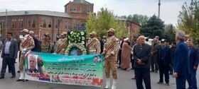 تشییع پیکر جانباز شهید «یوسف طالب مرندی» در ارومیه