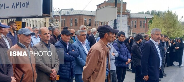 تشییع پیکر جانباز شهید یوسف طالب مرندی در ارومیه