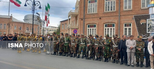 تشییع پیکر جانباز شهید یوسف طالب مرندی در ارومیه