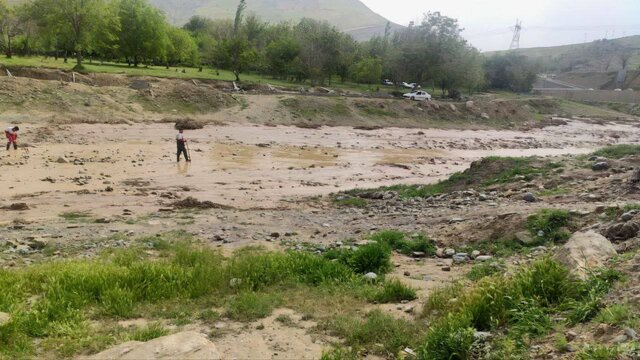 ادامه عملیات جست‌وجوی مفقودی در رودخانه شهرچای ارومیه