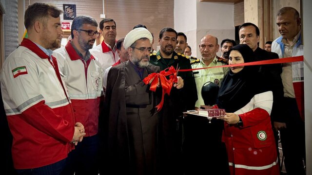 افتتاح درمانگاه و پایگاه امداد و نجات هلال‌احمر در آذربایجان‌غربی