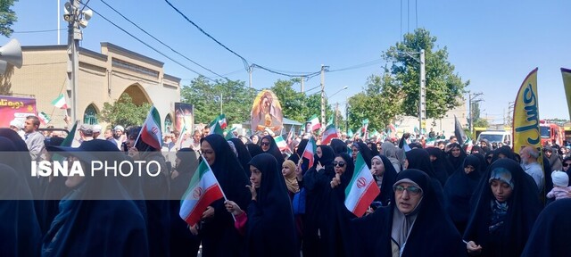 راهپیمایی جمعه خشم و نصر در ارومیه